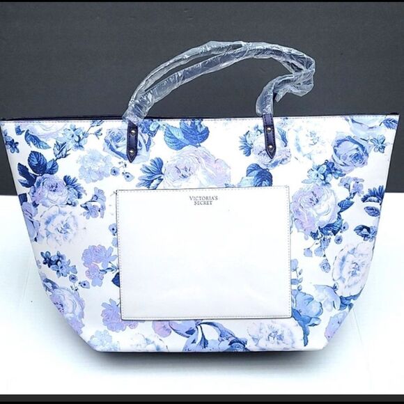 NWT-Victoria Secret Floral Carryall tote bag - Picture 2 of 4